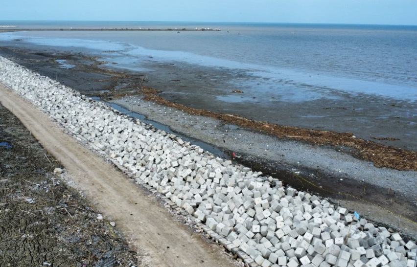 Supervision of Coastal Revetment Construction, Kapetakan District, Cirebon Regency – West Java